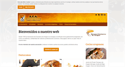 Desktop Screenshot of cocinerosdearagon.com